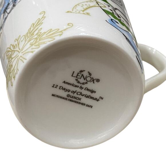 ONE Lenox Porcelain Mug - “12 Days of Christmas” (Days 7, 8, 9) Replacement Cup - Picture 12 of 12